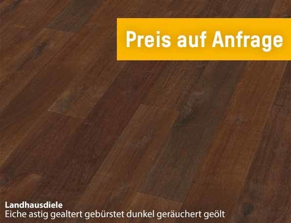 Eiche astig gealtert gebürstet dunkel