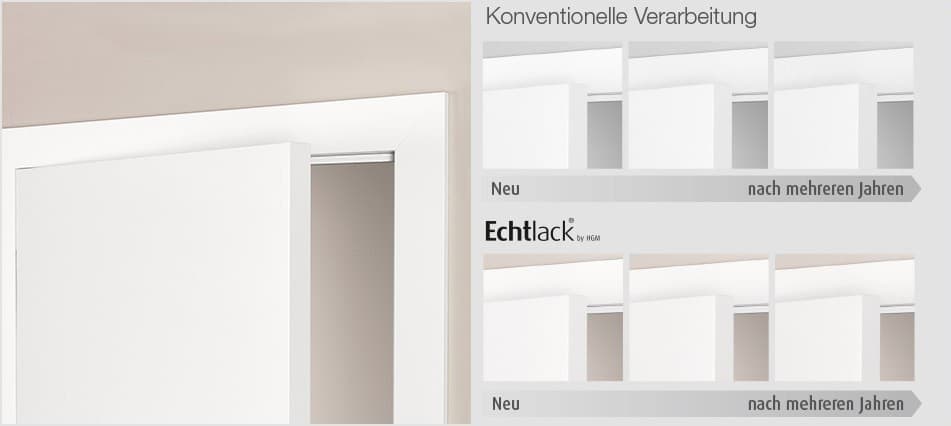 Echtlack Oberflächen